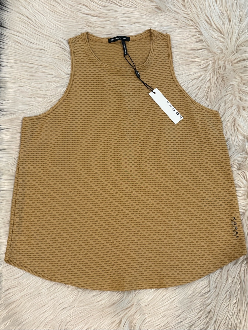 KORAL Aerate Netz Mesh Tank Top LARGE
